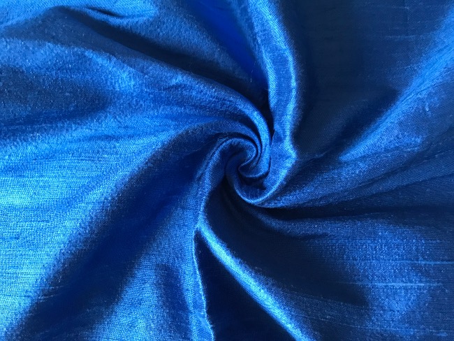 Soie Shantung Sauvage Bleu Roi 0m90