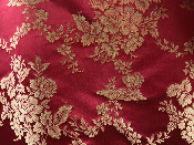 Brocard Roses rouge et vieil or 