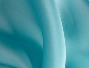 Organza SOIE UNI TURQUOISE 