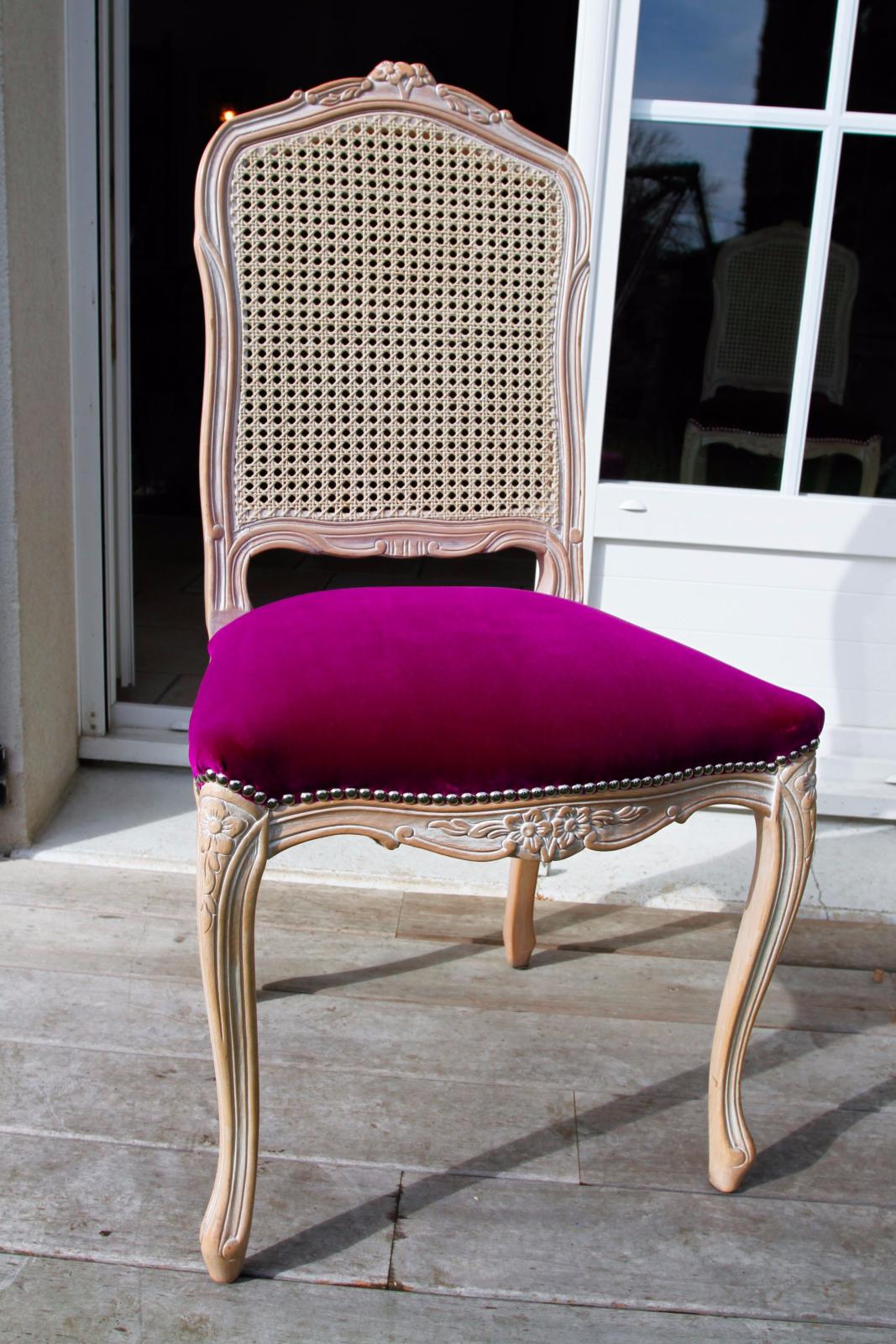Velours de coton pour recouvrir chaise de style 