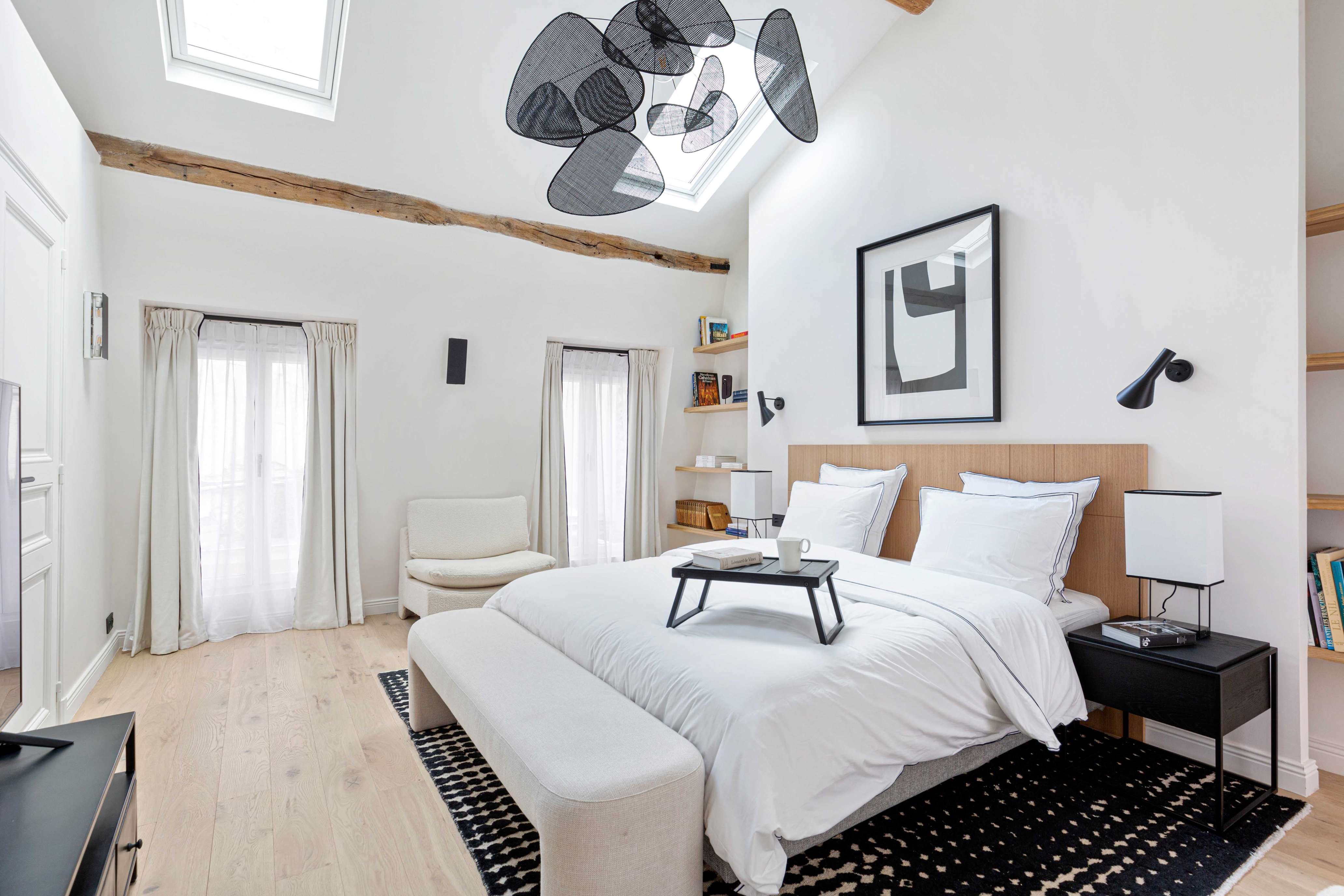 Installation de doubles rideaux de qualit